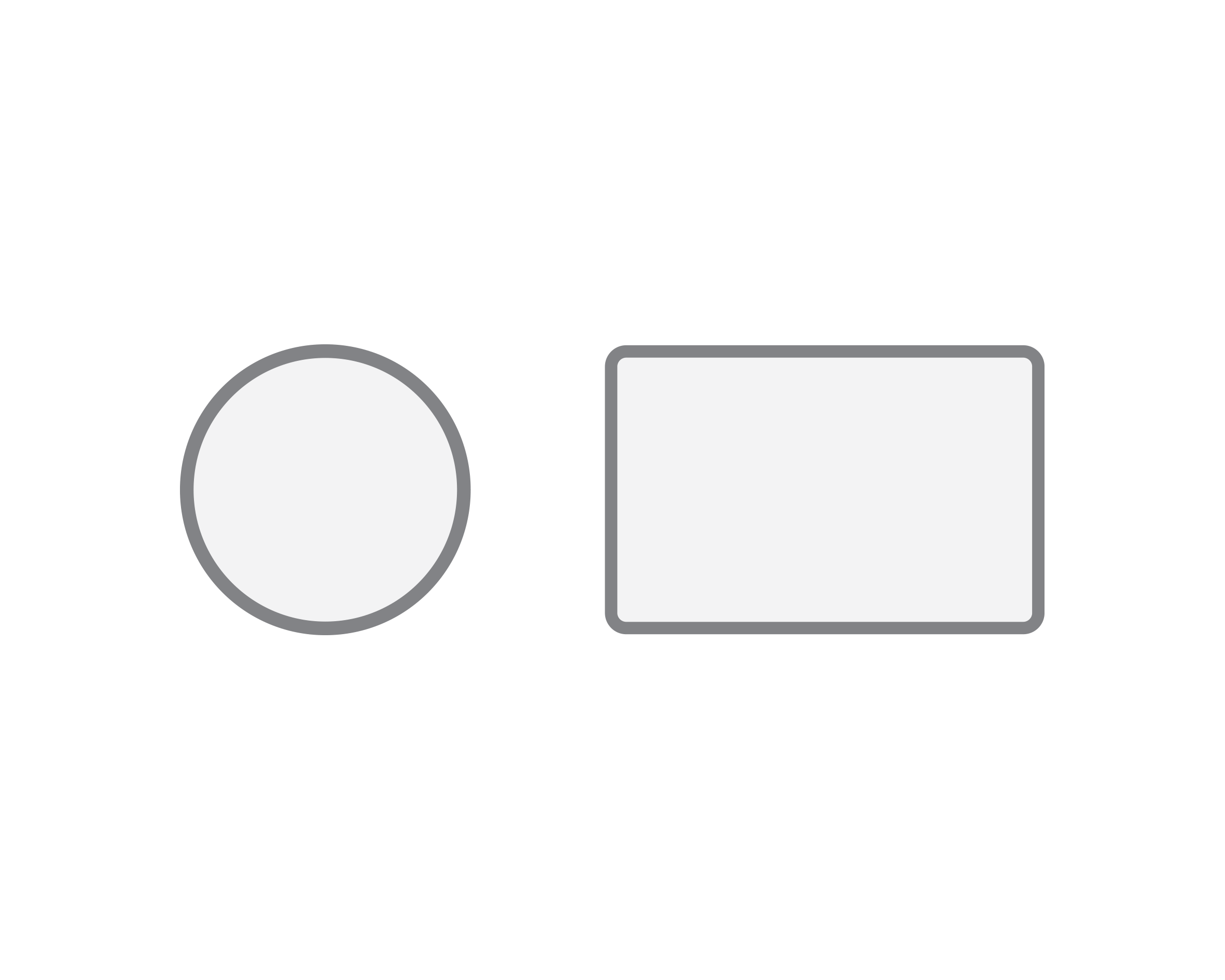 Round or Rectangle. Go Nuts