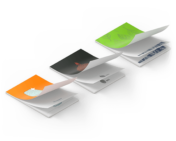 <p>Plain, Lined or Squared Pages</p>